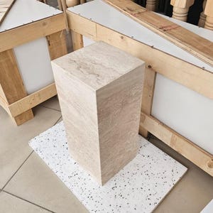 Ready to Ship!!! Travertine Coffee Table, Side Table, End Table, Marble Table, Marble Table, Travertine Side, Table Marble Table, Plinth