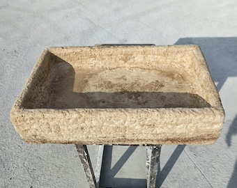 Travertine Sink, Natural Stone Sink, Rustic Travertine Sink, Handmade Sink