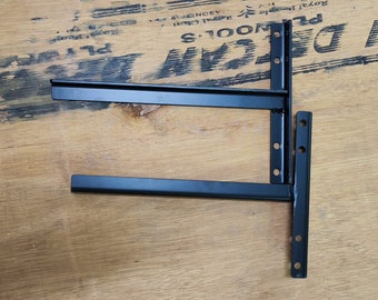 Soportes de pared para fregadero: soporte flotante de acero (par de 2)