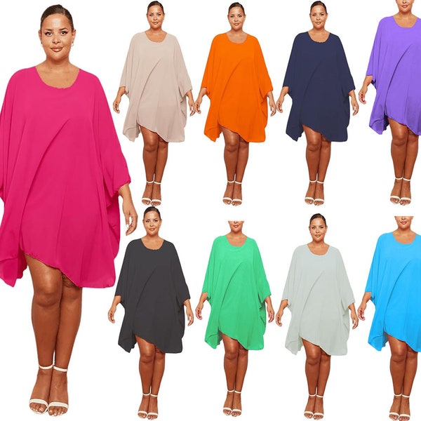 BATWING TUNIC DRESS SHES A WRITE OFF