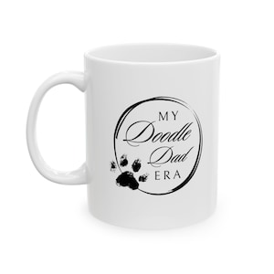 Doodle Dad Era Ceramic Mug, (11oz, 15oz) - Doodle Mug, Doodle Gift, Doodle Dad Gift