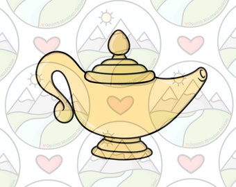 Genie Lamp Cookie Cutter