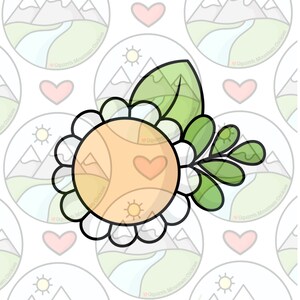 Flowers cookie cutter