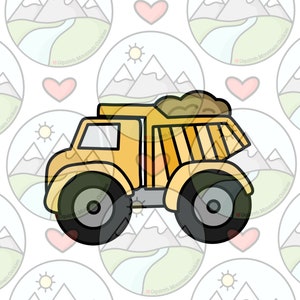 Dump truck Cookie Cutter
