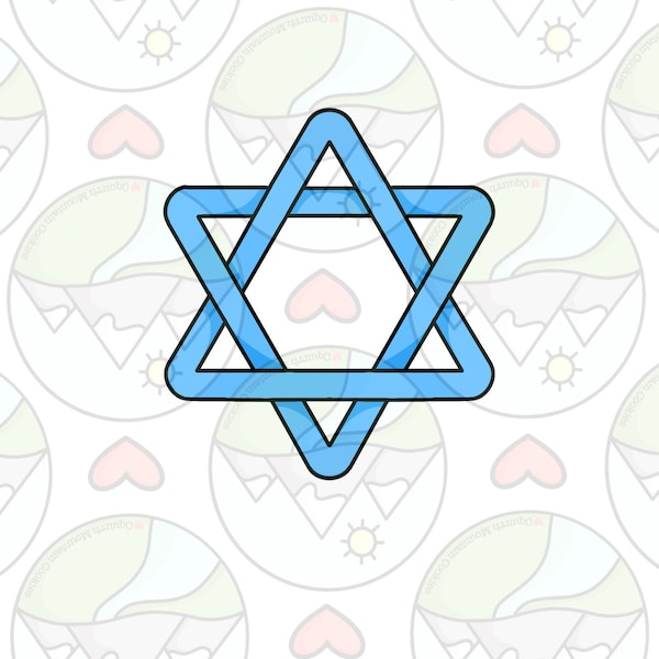 Star of David Cookie Cutter - Etsy