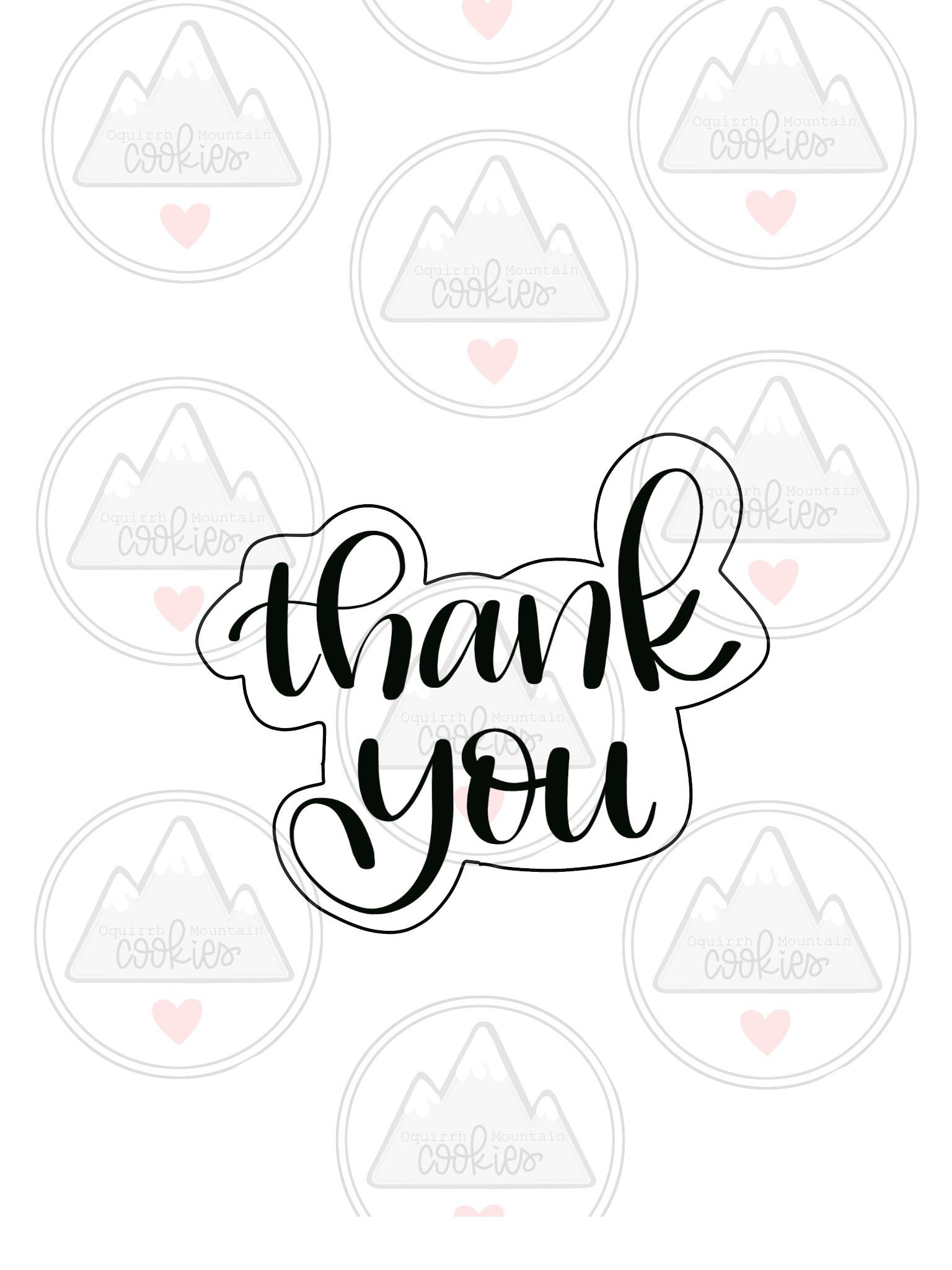 Thank You Cookie Cutter - Etsy India