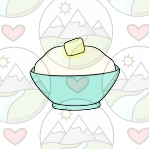 Mashed potatoes Cookie Cutter
