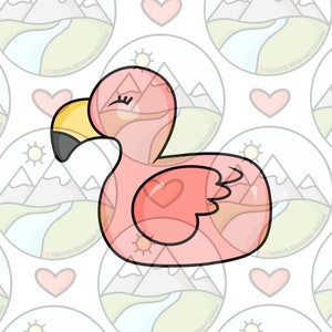 Flamingo float Cookie Cutter