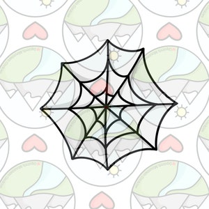 Spider web cookie cutter