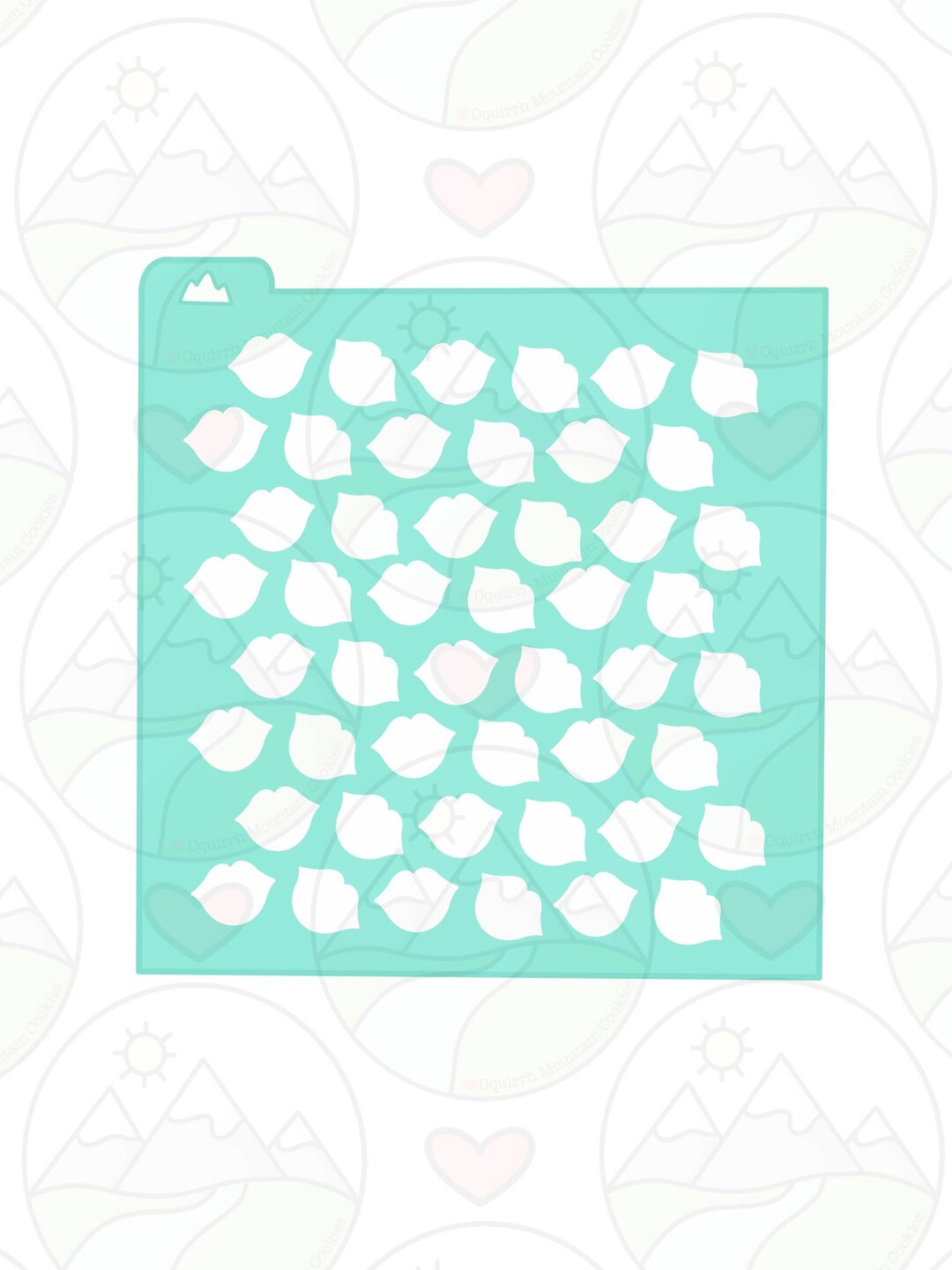 Lips Stencil - Etsy