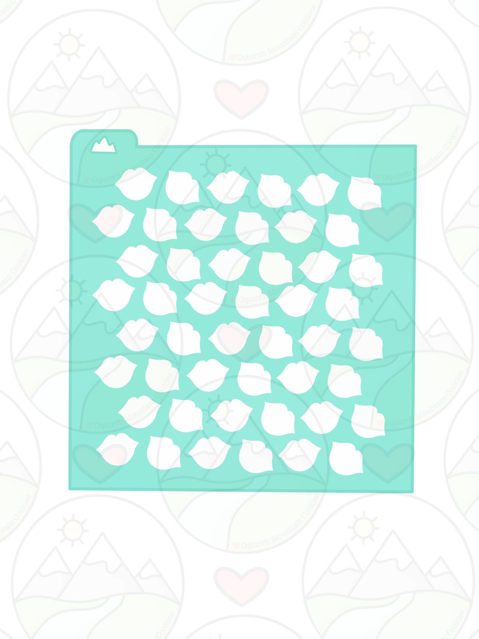 Lips Stencil - Etsy