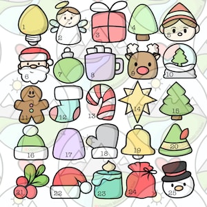 Individual advent calendar Cookie Cutter