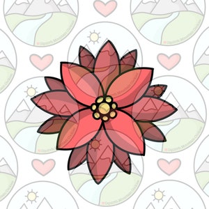 Poinsettia Cookie Cutter