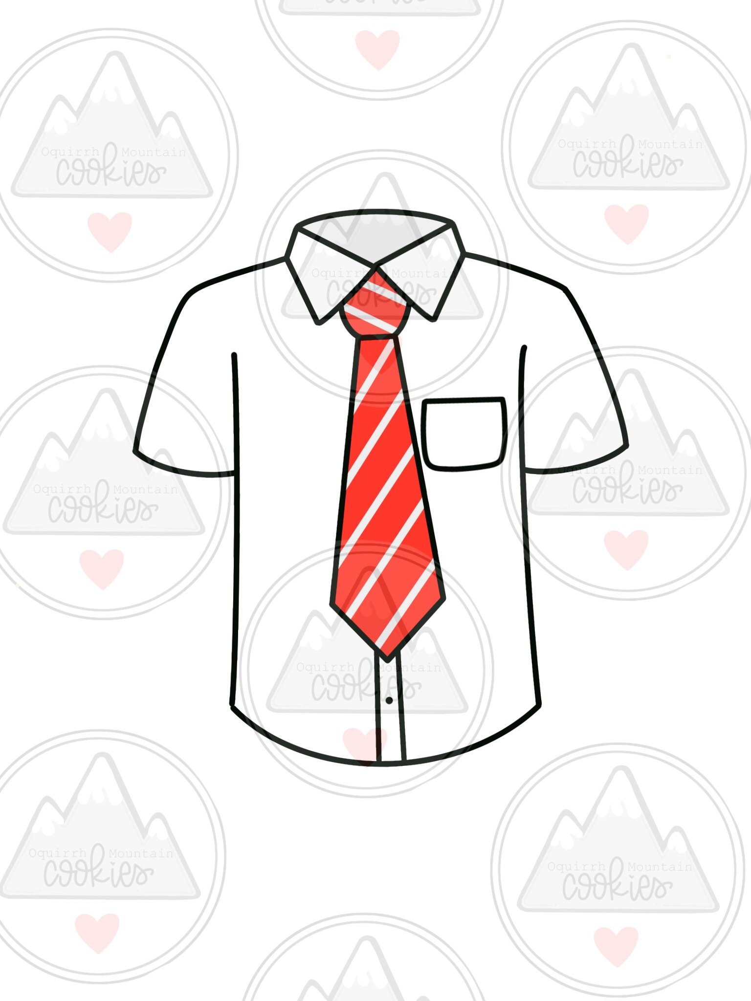 cartoon dress shirt Vector cartoon turquoise men shirt with roll up sleeves