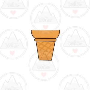 Ice cream cone Cookie Cutter