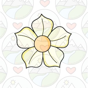 Flower cookie cutter