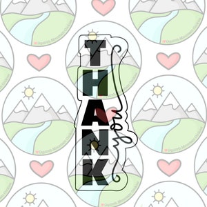 Thank you cookie cutter