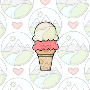 Ice cream cone Cookie Cutter