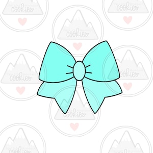 Bow cookie cutter