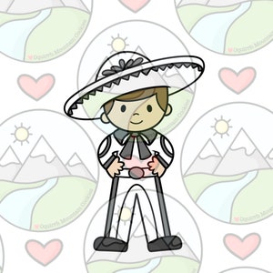 Charro Boy Cookie Cutter