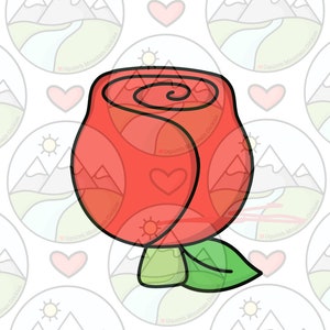 Rose cookie cutter