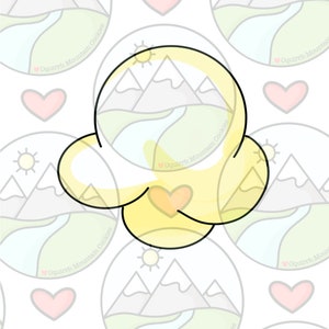 Popcorn cookie cutter
