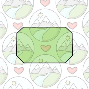 Beth plaque cookie cutter