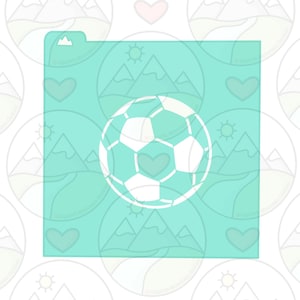 Soccer ball Stencil