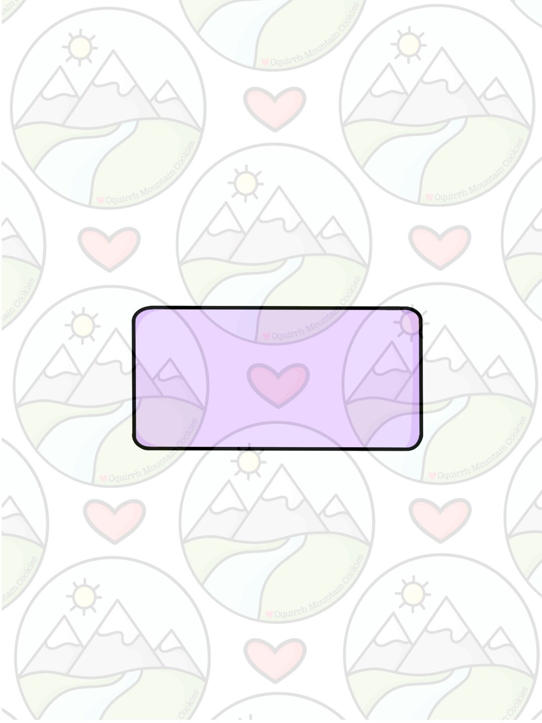 Thin Rounded Rectangle Cookie Cutter - Etsy