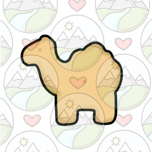Animal cracker camel cookie cutter