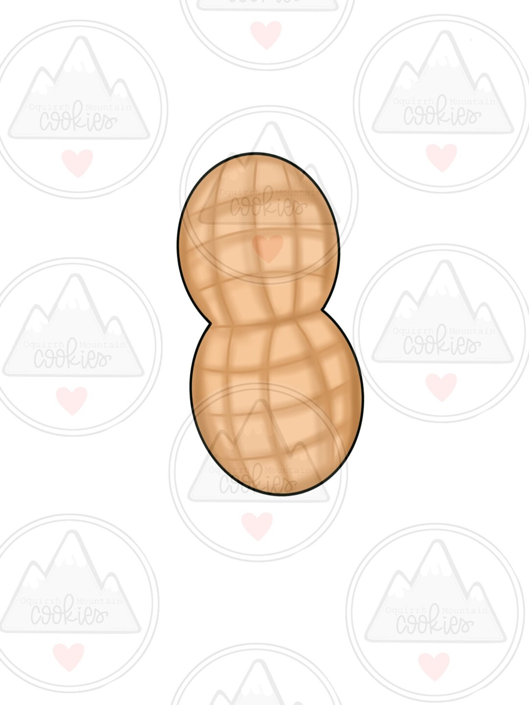 Peanut Cookie Cutter - Etsy