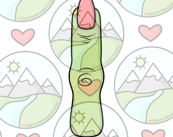 Witch finger cookie cutter