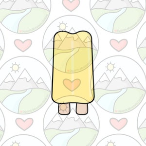 Popsicle cookie cutter