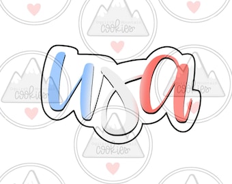 USA cookie cutter