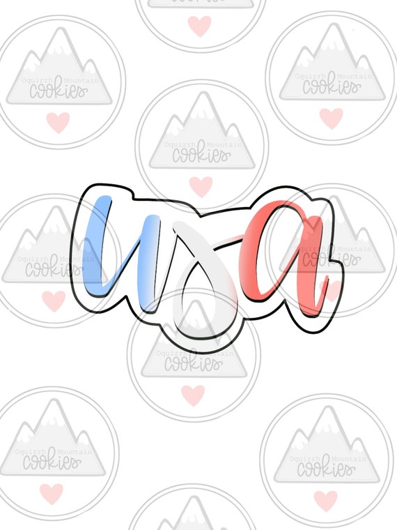USA cookie cutter