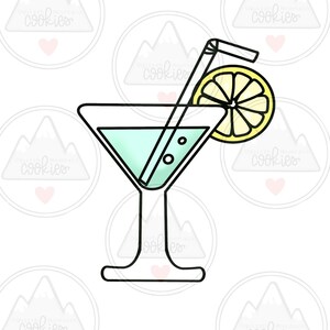 Martini Cookie Cutter