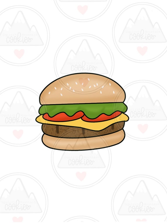 Burger Cookie Cutter