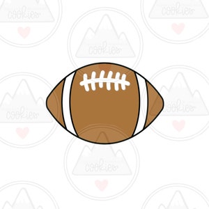 Football Cookie Cutter