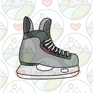 Hockey skate Cookie Cutter