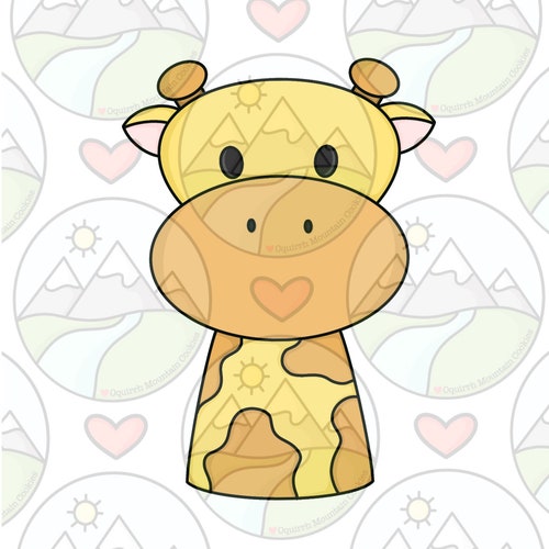 Giraffe Cookie Cutter - Etsy Giraffe Cookie Cutter - Etsy