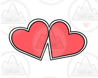 Double Heart Cookie Cutter