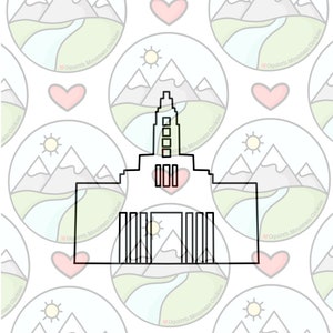 Draper Temple Cookie Cutter