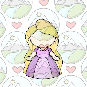 Princess 7 Cookie Cutter