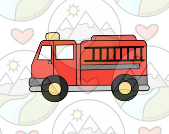 Fire truck Cookie Cutter