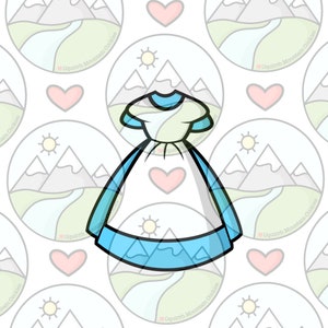 Alice Dress Cookie Cutter