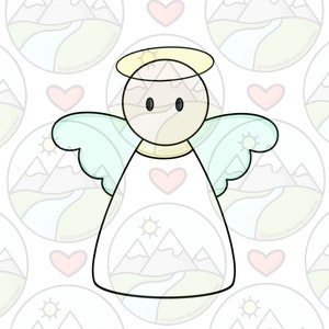 Cortador de galletas de ángel