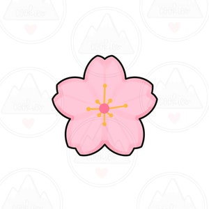 桜の花クッキーカッター