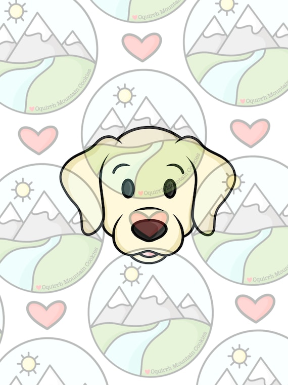 Lab dog cookie cutter
