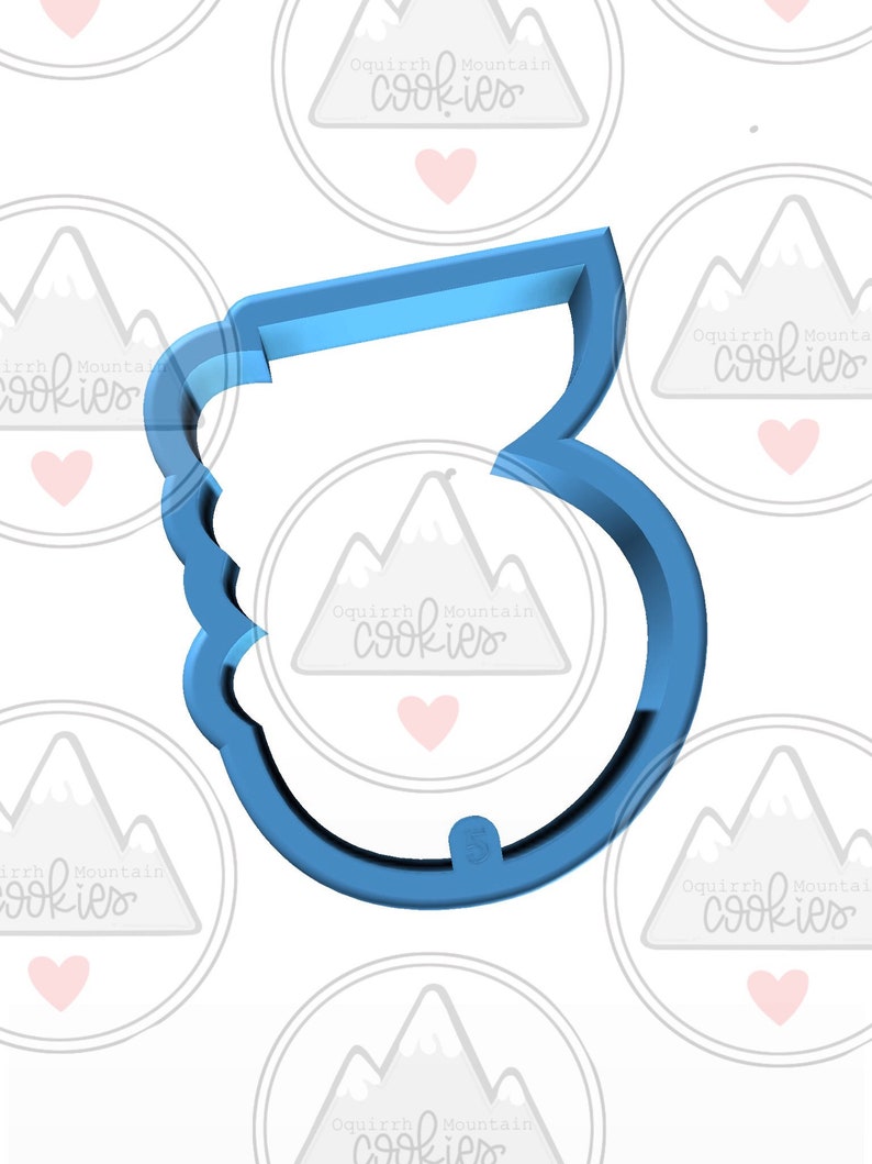 5 With Letters Cookie Cutter Etsy