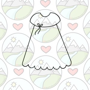 Girl Dress Cookie Cutter